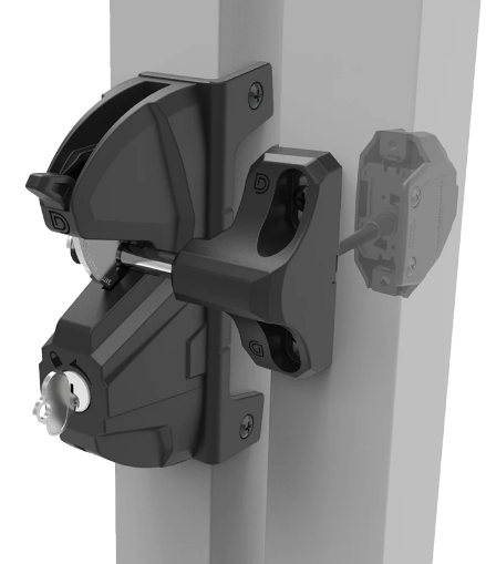 D&D Technologies DD TECH LOKKLATCH DELUXE 3 - SHORT BOLT WITH TRUECLOSE HINGES