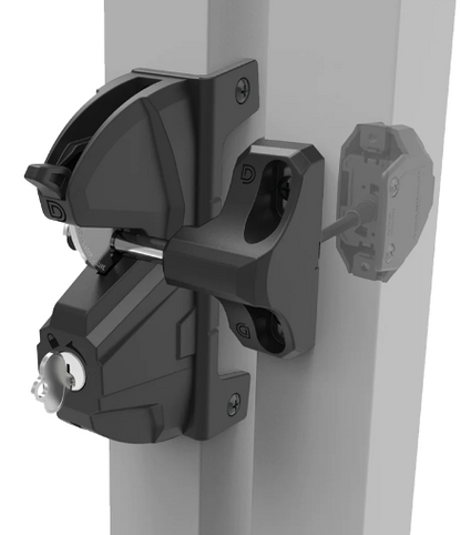 D&D Technologies DD TECH LOKKLATCH DELUXE 3 - SHORT BOLT WITH TRUECLOSE HINGES