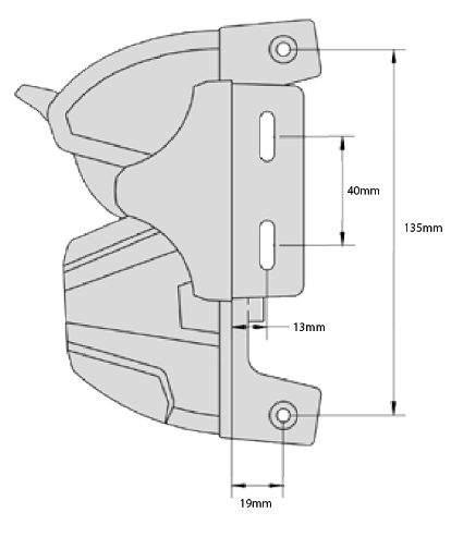 D&D Technologies DD TECH LOKKLATCH DELUXE 3 - SHORT BOLT WITH TRUECLOSE HINGES