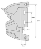 D&D Technologies DD TECH LOKKLATCH DELUXE 3 - SHORT BOLT WITH TRUECLOSE HINGES