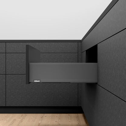 Blum Legrabox pure kitset Length 550mm x 106mm - 257mm ( height 4 Options) 70kg