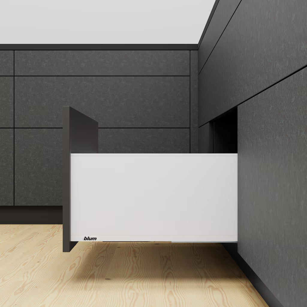 Blum Legrabox pure kitset Length 550mm x 106mm - 257mm ( height 4 Options) 40kg