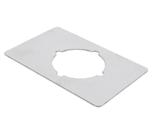 Carbine Australia Carbine CTP-LS1, Trim plate, Suits Lockset 60/70 Reversible 130mm x 85mm x 1.6mm -Stainless Steel