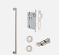 Iver Baltimore Pull Handle 21309 Centre to Centre 600mm & 900mm Satin Nickel - Pull Handle Single And Entrance Kit