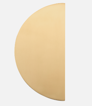 Iver Osaka Large Pull 21341 Half Moon Available in 6 Colours: Signature Brass, Matt Black ,Polished Chrome, Brushed Chrome ,Brushed Brass, Satin Nickel
