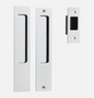 Iver Rectangular 21414 Sliding Door Pull Passage ,Privacy & Entrance Kit