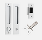 Iver Rectangular 21414 Sliding Door Pull Passage ,Privacy & Entrance Kit