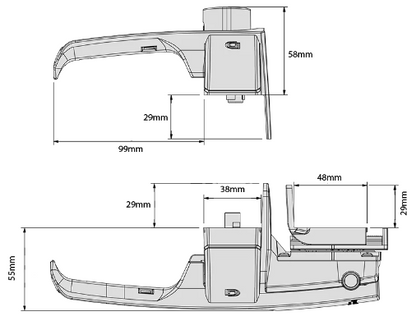 D&D Technologies DD TECH LOKKLATCH MAGENTIC LOCKABLE DUAL SIDED LOCKWOOD ALIKE (KA) & DIFFERENT( KD)