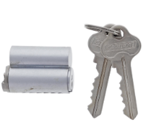 Carbine Australia C45 C50 Cylinder KA1 - Anti-Drill  Satin Chrome