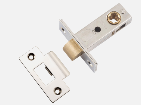 Iver Tube Latch Split Cam Hard Sprung T' Striker Backset 45mm ,60mm,70mm-Polished Nickel