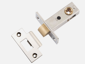 Iver Tube Latch Split Cam Hard Sprung T' Striker Backset 45mm ,60mm,70mm-Polished Nickel