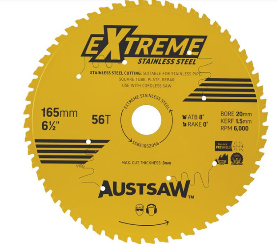 Trucut Heavy Duty Austsaw Extreme Stainless Steel Blade 135mm x 50T,52T ,56T ,64T ,96T & 110T(Teeth)
