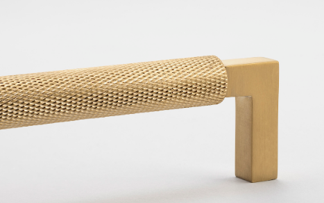 Iver Brunswick Cabinet Pull Centre to Centre 160mm & 256mm Brushed Gold PVD - With Backplate & No Backplate