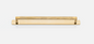 Iver Brunswick Cabinet Pull Centre to Centre 160mm & 256mm Brushed Gold PVD - With Backplate & No Backplate