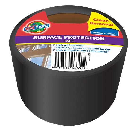 SOUDAL GATOR SP SURFACE PROTECTION TAPE 96MM X 50MR BLACK PRICED PER ROLL