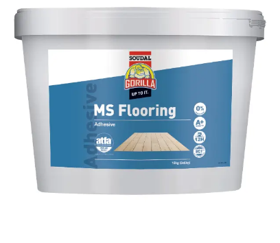 Soudal Gorilla MS Flooring Adhesive 600ml, 18kg & 6kg Priced Per Unit