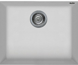 BURNS & FERALL ELLECI QUADRA GRANITEK 540x440MM ELGQ105-40 UNDERMOUNT & TOP MOUNT FULL BLACK & WHITE