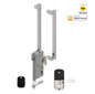 YALE ASSURE SL(KEYLESS) SMART-READY LOCK WITH APEX 146X450 ENTRANCE SET MATT BLACK SATIN NICKEL