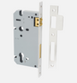 Iver Mortice Lock Euro Roller 6094 Centre to Centre 85mm Backset 45mm & 60mm - Polished Nickel