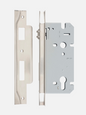 Iver Mortice Lock Roller Euro Rebated 6104 Centre to Centre 85mm Backset 45mm & 60mm - Satin Nickel