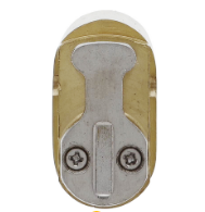 Carbine Australia Oval 570 Type Cylinder 38mm Keyed to Differ Available in 3 colours : Matte Black ,Polished Brass ,Chrome plate