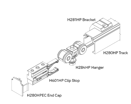 HENDERSON HUSKY 120 PRO FITTINGS KIT - 1 DOOR