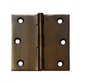 Lohala Hinge Brass 75mm x 75mm x 2.5mm Fixed Pin - Available in 4 Colours : Brushed Nickel ,Bronze ,Polished Lacquered & Satin Chrome