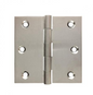 Lohala Hinge Brass 75mm x 75mm x 2.5mm Fixed Pin - Available in 4 Colours : Brushed Nickel ,Bronze ,Polished Lacquered & Satin Chrome