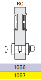 Cavity Slider For Doors Cavilock CL100 Flushturn Both Sides & Turn/Emergency Reversible Cylinder -Polished Brass & Satin Chrome