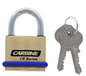 Carbine Australia 40mm Brass Padlock With Hardened 22mm x 6.3mm Shackle - Nylon Bumper Protector ( 23/25/40 )