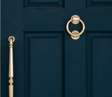 Iver Door Knocker Ring 9320 Polished Brass
