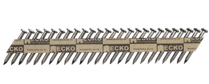 Ecko Joist Hanger Nails Galvanized Smooth & 304Stainless Steel Ring 38mm x 3.33 Pack of (2000) ,(1000)