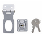 Carbine Australia Hasp With Key Locking Staple 2.5" & 4 " - 63mm & 100mm Chrome plate