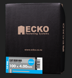 Ecko Flat Head Bright Smooth - 40mmx2.00,50mmx2.24, 50mmx2.50 ,60mmx2.80,75mmx3.15,90mmx3.55,100mmx4.00 -5KG