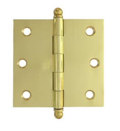 Lohala Hinge Brass 75mm x 75mm x 2.5mm Loose Pin Available in 4 Colours : Brushed Nickel ,Bronze ,Polished Brass & Satin Chrome