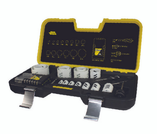 Trucut Heavy Duty Alpha Electricians 11 Piece & 19 Piece Holesaw Kit