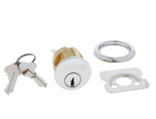 Carbine Australia Rim Cylinder 5 pin C4 & 6 pin C4 Available in 4 Colours : Satin Chrome Matte Black ,Chrome Plate & Polished Brass