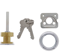 Carbine Australia Rim Cylinder 5 pin C4 & 6 pin C4 Available in 4 Colours : Satin Chrome Matte Black ,Chrome Plate & Polished Brass