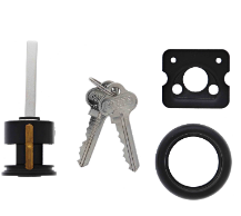 Carbine Australia Rim Cylinder 5 pin C4 & 6 pin C4 Available in 4 Colours : Satin Chrome Matte Black ,Chrome Plate & Polished Brass