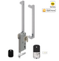 YALE ASSURE SL(KEYLEASS) SMART-READY LOCK WITH APEX 146X450 ENTRANCE SET MATT BLACK & SATIN NICKEL