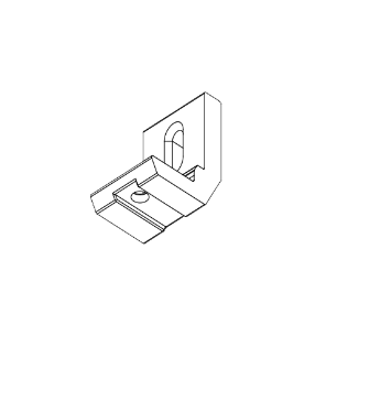 HENDERSON HUSKY 120 PRO FACE FIXED BRACKET (SINGLE)