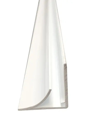 SOUDAL SLIMLINE SCOTIA/CORNICE 4.75MM X 2.4M GLOSS WHITE- PRICED PER UNIT - MINIMUM ORDER QUAINTY 10 UNITS