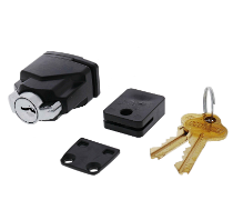 Carbine Australia Sliding Window Vent Lock With C4 Cylinders - Easy Fit White ,Silver & Black