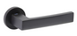 Groel 817 Angolo Round Door Handle Dummy Right Handle Finish Available In 4 Colours :  Brushed Satin Chrome ,Black ,Graphite (Bronze) ,Inox Tech