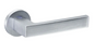 Groel 817 Angolo Round Door Handle Dummy Right Handle Finish Available In 4 Colours :  Brushed Satin Chrome ,Black ,Graphite (Bronze) ,Inox Tech