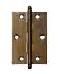 Lohala Hinge Brass 89mm x 60mm x 2.5mm Loose Pin Available in 4 Colours : Brushed Nickel ,Bronze ,Polished Brass & Satin Chrome