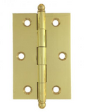Lohala Hinge Brass 89mm x 60mm x 2.5mm Loose Pin Available in 4 Colours : Brushed Nickel ,Bronze ,Polished Brass & Satin Chrome