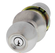 Carbine Australia Aintree Entrance set - key Outside, Button in Locks Outside 60/70mm Backset Stainless Steel Available in Entrance ,Passage & Entrance Keyed Alike