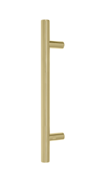 Windsor Premium NZ Entrance Brass Pull Handle Round 300mm Overall Price Per Pair Available in 10 Colours