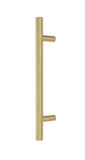 Windsor Premium NZ Entrance Brass Pull Handle Round 300mm Overall Price Per Pair Available in 10 Colours